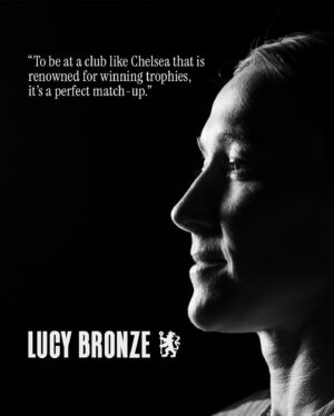 Lucy Bronze Instagram - Chelsea. Where champions belong. 🏆