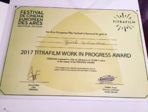 Lukas Dhont Instagram - Honoured to win the Titra Work In Progress Award at Les Arcs!! Girl isn't finished just yet but glad to hear people think she's pretty already!!