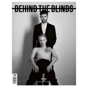 Lukas Dhont Instagram - Behind The Blinds covergirlz 👔 💙 @behindtheblinds @kris_van_assche @nagib_chtaib