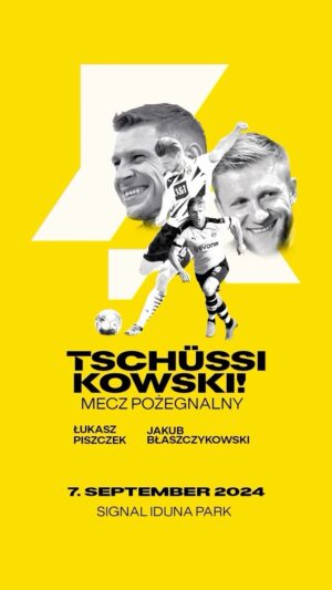 Lukasz Piszczek Instagram - Zapraszamy na nasz wspólny mecz pożegnalny,  który odbędzie się 7.09 o godzinie 17:00 w Dortmundzie 🏠🖤💛

Transmisję z meczu przeprowadzi @tvpsport