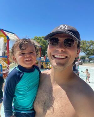 Luke Bilyk Instagram - Happy birthday my little Elliot! Your second year has been an absolute riot! Can’t believe how fast you’re growing. Momma and Papa love you!