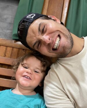 Luke Bilyk Instagram - Happy birthday my little Elliot! Your second year has been an absolute riot! Can’t believe how fast you’re growing. Momma and Papa love you!