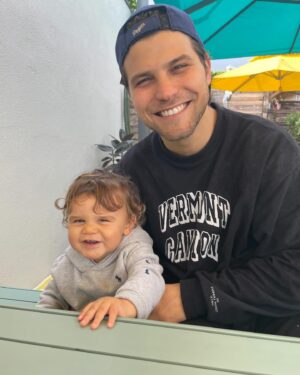 Luke Bilyk Instagram - Happy birthday my little Elliot! Your second year has been an absolute riot! Can’t believe how fast you’re growing. Momma and Papa love you!