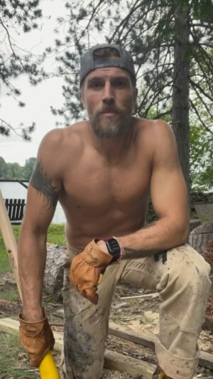 Luke Gulbranson Instagram - Natures gym. 🌲 😊 🪵 🔥