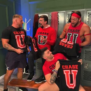 Luke Menzies Instagram - New Chase U shirts!? To support the soon to be women’s champion @theahail_wwe !? And it’s available now at @wweshop !?!!???!?? I’ll take ten!
