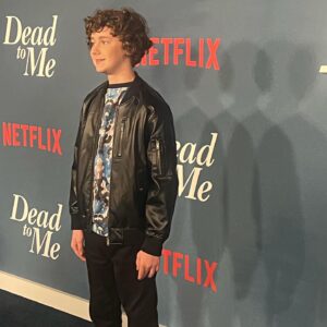 Luke Roessler Instagram - The best night, the best people, the best show. The third and final season of Dead to Me premieres today! #deadtome #netflix 
Styling by @emilygraystyle @burberry @zara @nike
