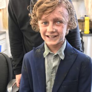 Luke Roessler Instagram - Flashback Friday with creepy photos of last years “The Bad Seed” starring @mckennagraceful and @roblowe.  It’s a remake of the 1956 psychological horror/thriller classic. I even freaked myself out when I rediscovered “Milo” on my camera roll😱!
#thebadseed #mckennagrace #specialeffectsmakeup #spookyseason