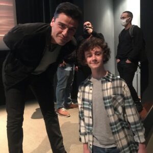 Luke Roessler Instagram - Look who I saw today at a special screening of @dunemovie at @wbpictures…nice to meet you Oscar Isaac! I left this masterpiece of a movie speechless. Definitely go see it on the big screen🎬.#dune #dunemovie #oscarisaac #dukeletoatreides #timotheechalamet #zendaya #warnerbros