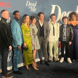 Luke Roessler Instagram - The best night, the best people, the best show. The third and final season of Dead to Me premieres today! #deadtome #netflix 
Styling by @emilygraystyle @burberry @zara @nike