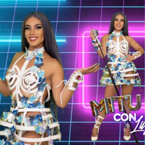 Luz Violeta Instagram - 🌸 Mi outfit fantástico by @dollqueen.iqq ✨ recuerda q hoy es el estreno de mi programa por #youtube ▶️ @mitulate 🫶