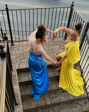 Lynn Whitfield Instagram - Happy Friday from @theGraceGibson and me... 

Here’s more #BTS from our @MEFeater Magazine shoot... 💛💙

Creative Direction: @gabrielleamani 
Photographer: @julianwhitestudio 
Stylist: @sequine Asst. @niguel.anthony 
Hair: @lecreations 
MUA: @glambyoseremi 
Production Coordinator: @montrekyle 
Production Assts.: @tionna.b @taylor.amarii