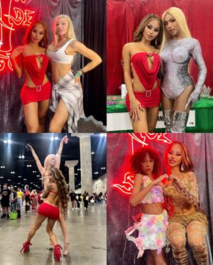 M1ss Jade So Instagram - @rupaulsdragcon Day 1 💥

It’s has been very surreal for me to grace the pink carpet. Blexxxing everyone even without physical contact. Meeting everyone is such a dream come true, it’s a whirlwind of positive emotions in the air making the vortex look abundant. Thank you @worldofwonder for making this possible!

Love & Light 💖🌟

#Goddessafication:
Photography: @stunnin.mag 
Hair by: @wigbyvenusheart
Hairline by: @fauxlenciiaga 
Look: @ehrranmontoya
Nails by: @klaws.mnl
Face by: @montinola_aesthetic 
Assisted by: @thekrisnuevo @justinxmustafa @zagaxtian @k.ylow @victorleodelacruz @tran.mp5