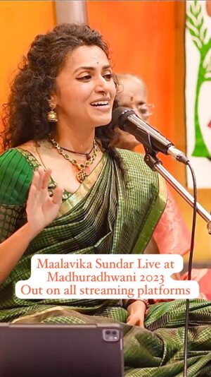 Maalavika Sundar Instagram - Maalavika Sundar Live at Madhuradhwani 2023 concert is out on all streaming platforms. Go listen to it right now ♥️

Link in Bio 🔗

#maalavikasundar #concert #carnatic