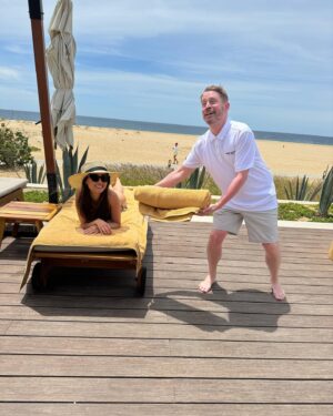 Macaulay Culkin Instagram - So the lady and I went to @nobuloscabos for her birthday. On our first day we went to the gift shop and I found this shirt. 
Since now I looked like the staff I decided to spend my four days there masquerading as a:

Poolside waiter
Housekeeper
Cabana boy
Room service attendant 
Bell hop

Thanks again @nobuloscabos for the fun time and excellent stay. And thanks for selling that shirt. It really made me feel like I belonged.