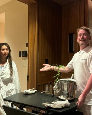 Macaulay Culkin Instagram - So the lady and I went to @nobuloscabos for her birthday. On our first day we went to the gift shop and I found this shirt. 
Since now I looked like the staff I decided to spend my four days there masquerading as a:

Poolside waiter
Housekeeper
Cabana boy
Room service attendant 
Bell hop

Thanks again @nobuloscabos for the fun time and excellent stay. And thanks for selling that shirt. It really made me feel like I belonged.