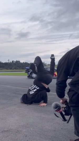 Mad Mike Instagram - I was just a little excited to have #MADMAC on track