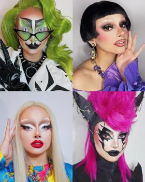 Maddie Jamett Ahumada Instagram - ✨LUNES DE TRAVESTISMO A LAS 7🇲🇽 POR TWITCH✨
🌸VERSIONES DE 2023 🌸 
💕MORRITA MISTAKE By @lamorralisa 
💕HIDDEN MILLER by @coteemiller 
💕MOKKA VENTI by @vanillaventi_ 
💕HIDDENLYPSO by @be_calypso 

TENEMOS CITA HOY A LAS 7 CON @itsgeorgieboy ✨🎀
#drag #dragqueen #queen #makeup #stream #twitch