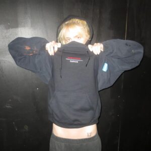 Maddie Phillips Instagram - made a merch collection w/ @sunshineshop.la a few yrs ago and this one still feels like my whole beings thesis statement 

disclaimer: does not include the paint stained crew neck i am wearing over it !!!!!1!

💻🛒: sunshineshop.com > creators > maddie phillips
