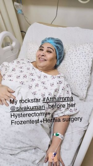 Madhumitha Instagram - After taking up many consultations and openions, Our Search for right team of doctors ended up at @birthrightbyrainbow_ind @drsahityabammidi #drbharathnara #drbipingoel #drsrinivas helped us with right treatment process. We all decided after thorough discussion and preparation along with my #atthamma @sivakumari22 to go ahead with #hysterectomy #frozentest #hernia together in one go … Team of doctors were crucial to perform everything at a time. Thanks to @drsahityabammidi for bringing in the best team and performing the surgery really well… 
I was worried looking at my atthamma(mother in law) immediately post surgery , it was very disturbing… But the way she fought and got back strong and happy, relieved all the stress.. Dr.Sahitya garu played very important role in preparing Atthamma for the surgery and for recovery of her post surgery… The way she explained everything in understandable language to all of us and specially to atthamma gave confidence to all of us. Surgery and post surgery care by team @rainbowchildrenshospitals @birthrightbyrainbow_ind was to the point and beyond the best which helped atthamma to recover quick… Thanks to everyone of team @birthrightbyrainbow_ind specially to #Nutana #DrDeepak garu #Shashidhar garu. 
Gratitude for a life time 🙏🏻 Pillars of support @vajaykumar.pro @prohealth_multispeciality @starhospitals.in #DrDeepika @sivabalajimanoharan @siresha.1975 @prashanthbalajim @gayathri_kangula @sudhamadhuridande love you all ❤️