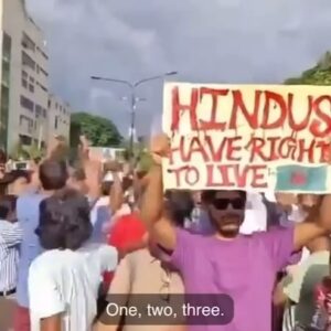 Madhura Naik Instagram - And they say, We lie. 

This is the capital city of Bangladesh. Hindu community gathered in Dhaka to protest against the attacks on Hindus and temples in Bangladesh. 

How many temples are they gonna break? How many hindus will they kill? Where are the bollywood 🤡 that had all eyes on Rafah? 

HINDU JAAGO! #hindulivesmatter 🇮🇳🇮🇱