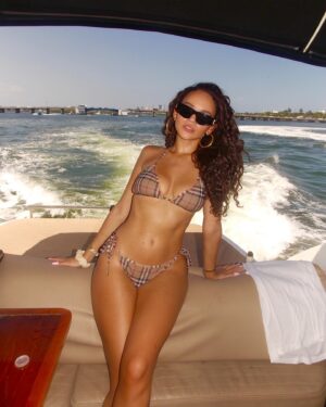 Madison Pettis Instagram - The only time I wear Burberry to swim