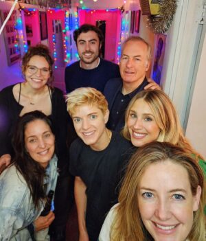 Mae Martin Instagram - What a showww. Thank you all my brilliant guests and to @chantalkrev - as you can see from @thelisagilroy ‘s reactions our Canadian hearts were full. 
No more Mae Martin and Friends shows until October! But then we’ll be back with a bang. 
I love you @largolosangeles