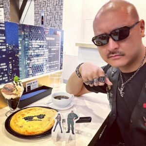 Mafia Kajita Instagram - 大先輩のコラボメニューを制覇してきました。

#劇場版シティハンター 
#エンジェルダスト