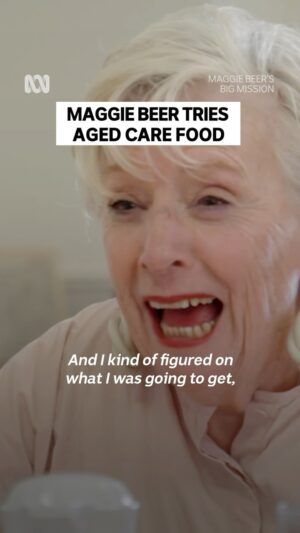 Maggie Beer Instagram - Would you eat this? 🤔

Maggie Beer’s Big Mission - Stream from Tuesday 8.30pm on ABC iview and ABC TV.

#MaggieBeersBigMission #AgedCare #TasteTest