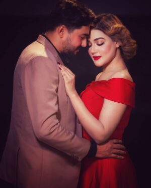 Mahiya Mahi Instagram - At bijoy Tv Eid shoot 🤩

MUA- Md Jakaria Masud Rony
📸 my favourite Syed Shahewar Hussain & Team x Nayem Ahmed