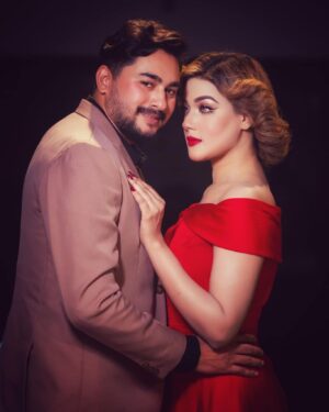 Mahiya Mahi Instagram - At bijoy Tv Eid shoot 🤩

MUA- Md Jakaria Masud Rony
📸 my favourite Syed Shahewar Hussain & Team x Nayem Ahmed