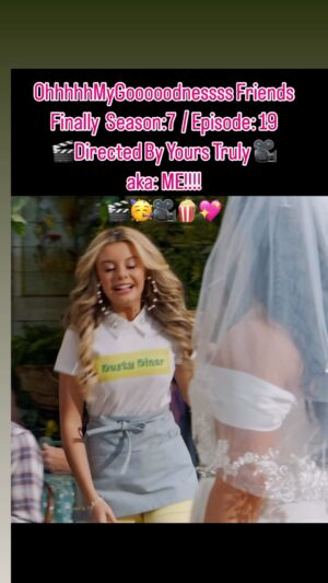 Mallory James Mahoney Instagram - I am beyond excited for everyone to Finally see tomorrow’s New Episode. This episode is extra special to me because I not only was acting in it, but I also Directed this whole episode too! I am so grateful to @disneychannel @erinedunlap for taking a chance on me back when I was only 18 years old and one of the youngest directors in the DGA. I learned so much filming that episode! Hope you all enjoy! 
Lights, Camera…ACTION 🎬🍿🎥💖