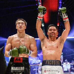 Manny Pacquiao Instagram - THANK YOU EVERYONE! Thank you Rizin for putting on a great event and to my opponent Anpo for a great exhibition fight. THANK YOU TO ALL OF JAPAN! Thank you to my family, team and friends for the love and support. Thank you sa mga kababayan kong Pilipino sa suporta at dasal. Mabuhay ang Pilipinas 🇵🇭

And above all, thank you to my LORD and Savior Jesus Christ. God Bless everyone. 🙏 

#zeleparis #TeamPacquiao