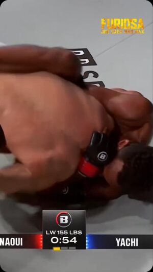Mansour Barnaoui Instagram - MANSOUR GETS THE FINISH IN THE FIRST! 👀

Mansour Barnaoui stops Yusuke Yachi at the end of the first round! #Furiosa

#BellatorParis | LIVE NOW
🇺🇸 Live on MAX
🇫🇷 Live on DAZN
📺 Bellator.com/watch