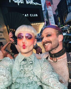 Marcia Marcia Marcia Instagram - @thetonyawards day was a blurry, beautiful bucket list experience, and I’m so thankful to have shared it with some of the company of @kitkatclubnyc 
I wish every single one of us got to share the stage that night, because our company, our shared energy, our cohesion is the heart of our show🖤
( 4th slide 📸 by @brookebellphoto )