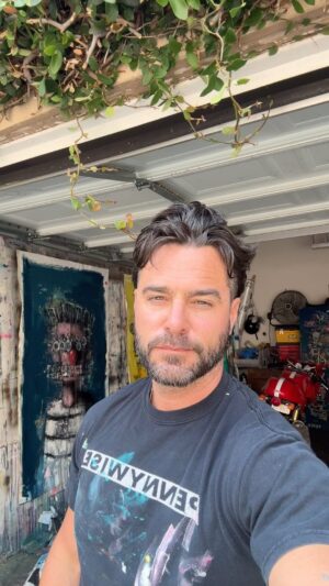 Marco Dapper Instagram - Happy Friday. 

#selfportraits #oiloncanvaspainting #abstractpainter #contemporaryartists