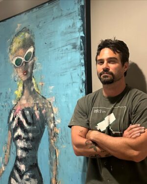 Marco Dapper Instagram - SOLD. So I got over all the pink with her so I figured it was time for a change. Classic. 67”x51” oil on canvas. #barbiegram