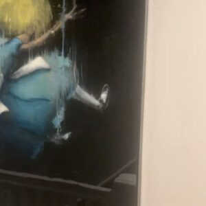 Marco Dapper Instagram - SOLD. Weekend is here… all finished with this Alice. The Fall of Alice. Oil on wood panel with resin. Happy Friday everybody!  #aliceinwonderlandart #rabbithole