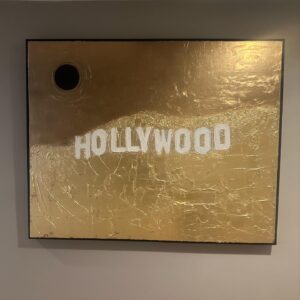 Marco Dapper Instagram - 20 YEARS IN THE DESERT. To all the Dreamers out there… Since it’s my 20th anniversary in Lalaland, I figured I would make a Hollywood sign piece. Such an important symbol in my life. I thought gold was the appropriate color since people come here from around the world to pursue the arts and riches. There’s gold in them hills😎 Anywho this one is 60”x48” oil,acrylic, acrylic spray, and gold leaf on canvas with a matte black floater frame. It is available for purchase. Cheers.  #hollywooddreams #oiloncanvaspainting #goldleafing