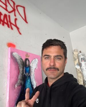 Marco Dapper Instagram - Another Angel commission finished. Have a nice weekend. #commissionpainting #oiloncanvaspainting #impastopainting #conradcooper