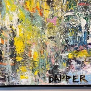 Marco Dapper Instagram - Figueroa 40. Finally finished this abstract. Took me a while but I got there 🤣 abstracts can be very difficult if the mind isn’t at ease and clear. 60”x48” lots of oil on canvas. Contact me if youre interested in this abstract piece. Have a great Monday! #oiloncanvaspainting #abstractpainter #interiordesignart