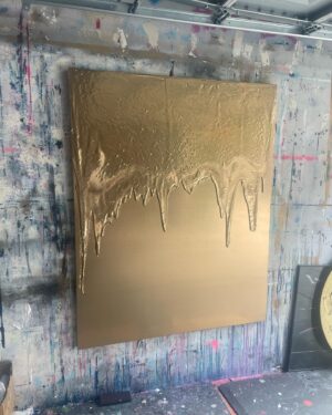 Marco Dapper Instagram - Working on a new idea with gold… calling this one Fools Gold. 😎Happy Monday #foolsgold #goldgoldgold #artiseverything