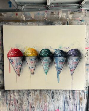 Marco Dapper Instagram - Happy Thursday. Still feel so humbled to be able to create for a living. I’m living my dream and I just want to say thank you to everyone. Have complete gratitude. #oiloncanvaspainting #oilpainter #artiseverywhere #artiseverything #snokone #interiordesigning