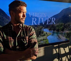 Marco Grazzini Instagram - 🧔🏻‍♂️🏞️...you know what time it is!  Virgin River Season 4 is now streaming on Netflix.  So put on your favorite flannel, have some red wine/espresso and guard the remote with your life. 🧔🏻‍♂️ #virginriverseries #netflix