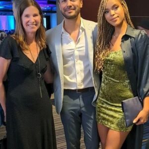 Marco Grazzini Instagram - Last night at the Leo Awards, where I was a nominee!  Didn't win but I got to dress up, be outside and shmooze with 2 of my faves - my amazing agent & foxy fiance.