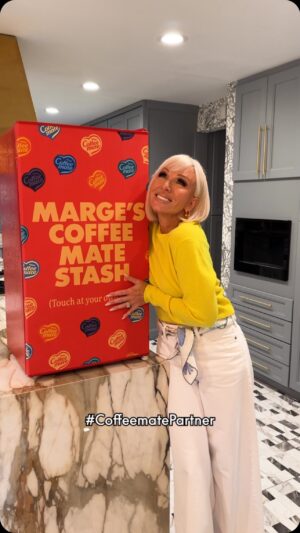 Margaret Josephs Instagram - when @coffeemate rings the doorbell, you answer ☕️👧🏼🤎#coffeematepartner