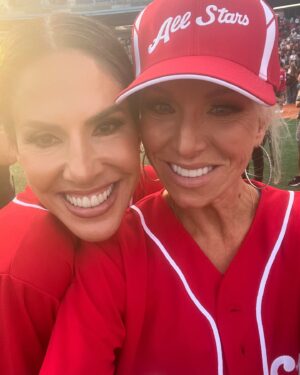 Margaret Josephs Instagram - Happy Birthday to the most hilarious, fabulous friend in the world! I dragged you into the mess, and you still love me ! Grateful for you in my life Messy Fessy may we grow old together and laugh about these days! Cheers to getting older and looking younger @jennfessler 😜🎉🥂🩷🎂💋👧🏼