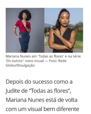 Mariana Nunes Instagram - Maria está chegando!
Dia 15/08
oS OUtros, segunda temporada.

por @zean.bravo 
@jornalextra
📷 @leorosariophotos