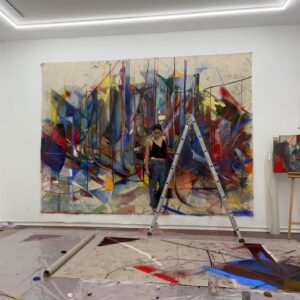 Mariana Oushiro Instagram - Swipe to your left to see the evolution of this painting from the very beginning to the end.