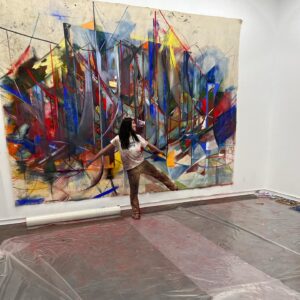 Mariana Oushiro Instagram - Swipe to your left to see the evolution of this painting from the very beginning to the end.