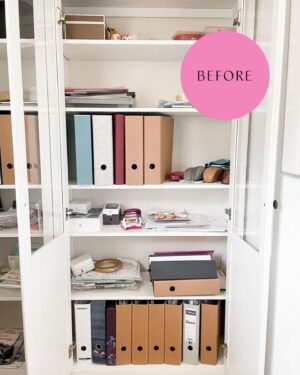 Marie Kondo Instagram - Upright storage, labels and plenty of shelf space to spare 😍 A perfect tidy transformation! Photo by @beautyofspaces.